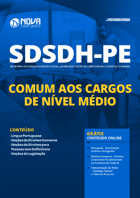 Apostila Concurso Prefeitura do Recife 2020 Cargos de Nível Médio Impressa e Download PDF Grátis Cursos Online