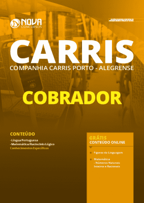 Apostila Concurso CARRIS 2020 PDF Download Cobrador Grátis Cursos Online