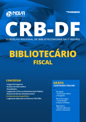 Apostila Concurso CRB DF 2020 PDF Bibliotecário Fiscal