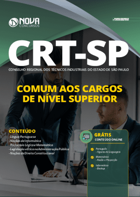 Apostila CRT SP 2020 PDF Download Cargos de Nível Superior