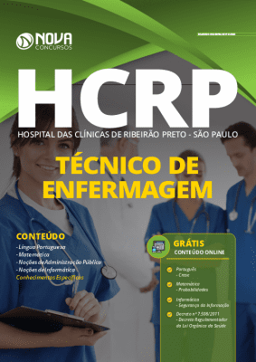 Apostila Concurso Hospital das Clínicas de Ribeirão Preto 2020 PDF Técnico de Enfermagem