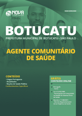 Apostila Concurso Prefeitura de Botucatu 2020 PDF Agente Comunitário de Saúde