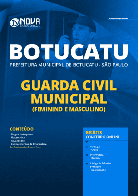 Apostila Concurso Prefeitura de Botucatu 2020 PDF Guarda Civil Municipal