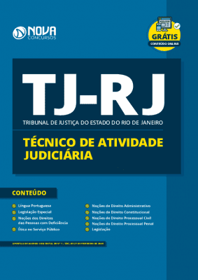 Apostila TJ RJ Técnico Judiciário 2020 PDF Grátis Cursos Online