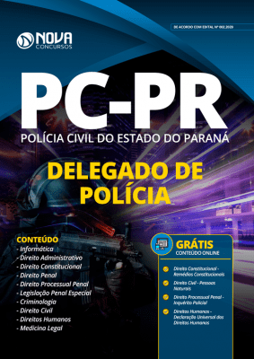 Apostila Delegado Polícia Civil PR 2020 PDF Download Digital