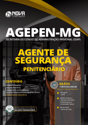 Apostila Concurso AGEPEN MG 2020 PDF Agente de Segurança Penitenciário PDF Download Digital