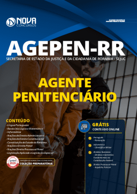 Apostila Concurso AGEPEN RR 2020 PDF Agente Penitenciário