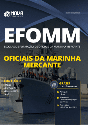 Apostila Concurso EFOMM 2020 PDF Grátis Cursos Online