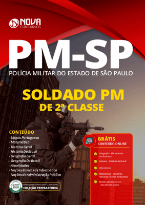 Apostila Concurso PM SP 2020 PDF Grátis Cursos Online Soldado PM SP