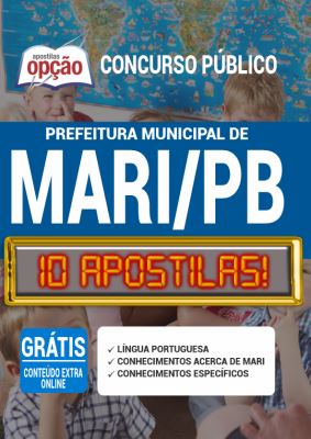 Apostila Concurso Prefeitura de Mari PB 2020 PDF Download