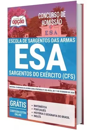 Apostila ESA 2021 PDF Download Sargentos do Exército