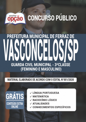 Apostila Prefeitura de Ferraz de Vasconcelos 2020 PDF Download