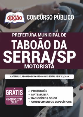 Apostila Prefeitura de Taboão da Serra SP 2020 PDF Download