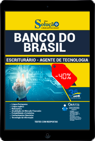 Apostila Banco do Brasil 2021 PDF Escriturário Agente de Tecnologia