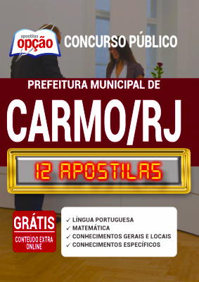 Apostila Concurso Prefeitura de Carmo RJ 2020 PDF Download