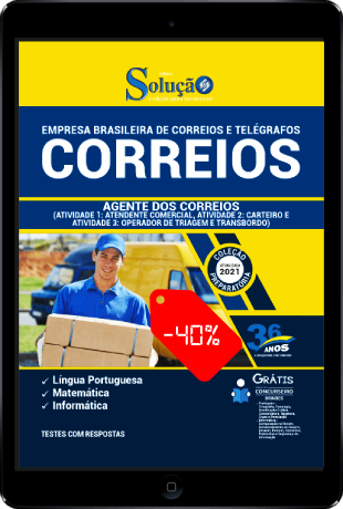 Apostila Correios 2021 PDF Download Agente de Correios