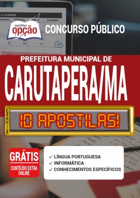 Apostila Prefeitura de Carutapera MA 2020 PDF Download