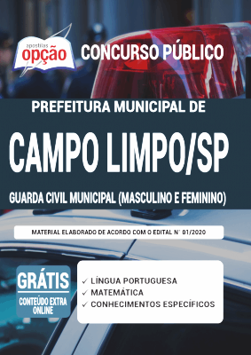 Apostila Concurso Campo Limpo Paulista SP 2020 PDF Download