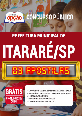 Apostila Prefeitura de Itararé SP 2020 PDF Download Digital