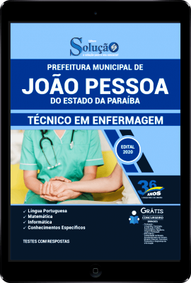Apostila Concurso João Pessoa 2020 Técnico em Enfermagem PDF Download