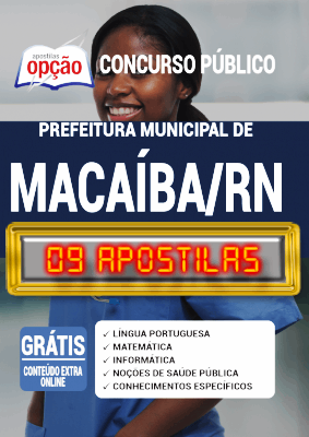 Apostila Concurso Macaíba 2020 PDF Download Digital