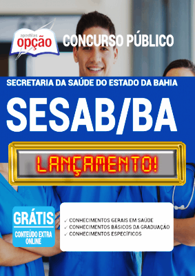Apostila SESAB BA 2020 PDF Download Concurso SESAB Bahia 2020
