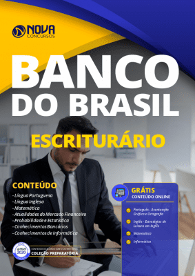 Apostila Escriturário Banco do Brasil 2021 PDF Grátis Cursos Online