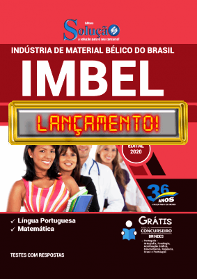 Apostila IMBEL 2021 PDF Grátis Conteúdo PDF Download Editora Solução