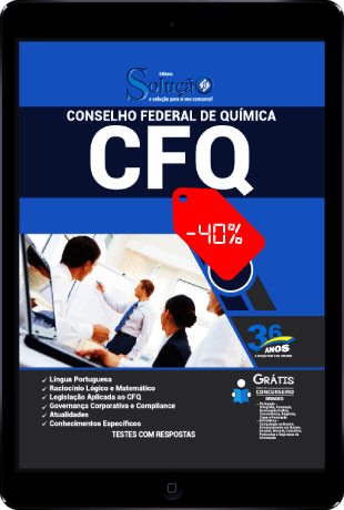 Apostila CFQ 2021 PDF Download Grátis 40% Desconto