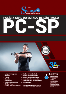 Apostila Polícia Civil SP 2021 PDF Download Grátis Editora Solução