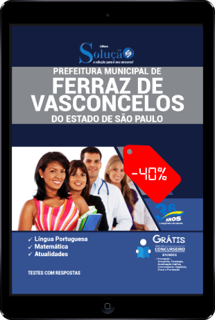 Apostila Concurso Ferraz de Vasconcelos 2021 PDF Grátis