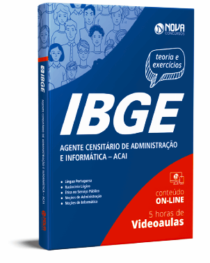 Apostila IBGE 2021 PDF Download Grátis Cursos Online Agente Censitário de Administração