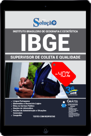Apostila IBGE 2021 PDF Supervisor de Coleta e Qualidade