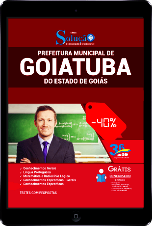 Apostila Prefeitura de Goiatuba GO 2021 PDF Download Grátis