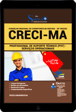 Apostila CRECI MA 2021 PDF Download Grátis Serviços Operacionais