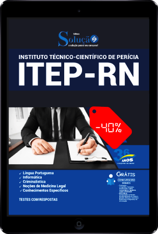 Apostila ITEP RN 2021 PDF Download Grátis Conteúdo Online