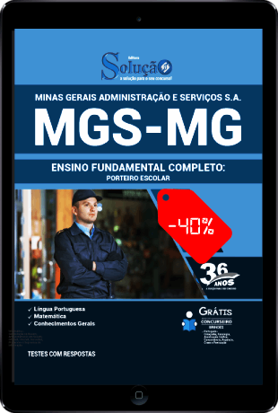 Apostila MGS MG 2021 PDF Grátis Ensino Fundamental Completo