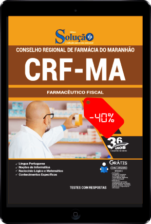 Apostila CRF MA 2021 PDF Download Grátis Farmacêutico Fiscal