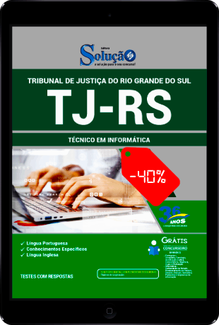 Apostila TJ RS 2021 PDF Download Grátis Técnico em Informática