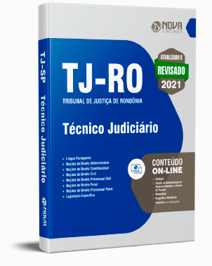 Apostila TJ RO 2021 PDF Grátis Técnico Judiciário