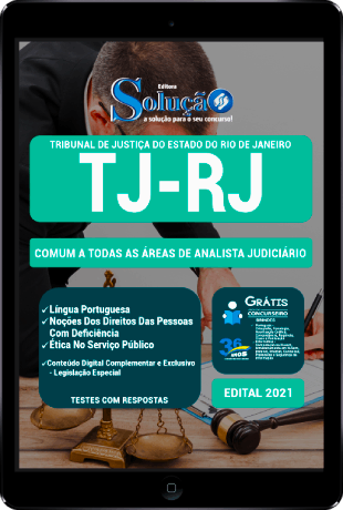 Apostila TJ RJ 2021 PDF Grátis Analista Judiciário