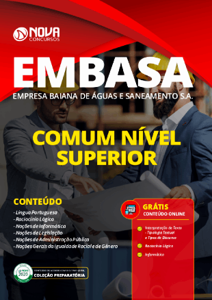 Apostila EMBASA 2021 PDF Grátis Nível Superior