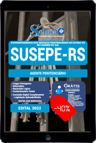 Apostila Concurso SUSEPE RS 2022 PDF Download Grátis Agente Penitenciário