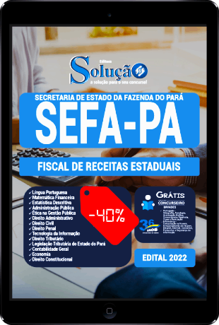 Apostila SEFA PA 2022 PDF Download Grátis Fiscal e Auditor