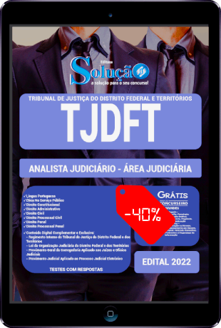 Apostila TJDFT 2022 PDF Download Analista Judiciário