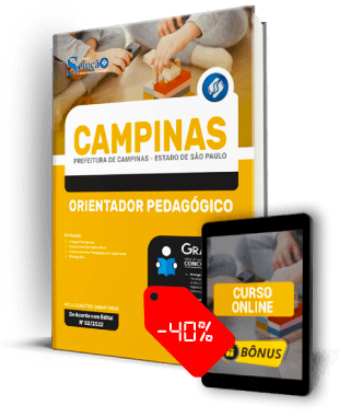 Apostila Prefeitura de Campinas SP 2022 PDF Download Grátis Curso Online Orientador Pedagógico