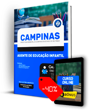 Apostila Agente de Educação Infantil Campinas 2022 PDF Download Grátis Curso Online