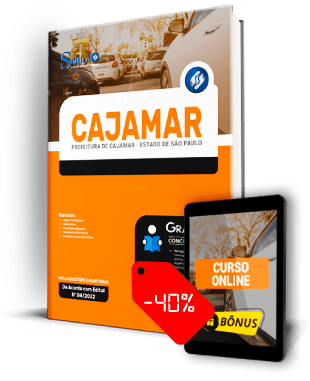 Apostila Prefeitura de Cajamar SP 2022 PDF Download Grátis Curso Online