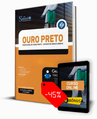 Apostila Prefeitura de Ouro Preto MG 2022 PDF Download Grátis Curso Online