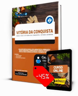 Apostila Prefeitura de Vitória da Conquista BA 2022 PDF Grátis Curso Online